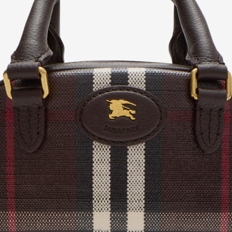 Mini sac bowling Highlands Noir - BURBERRY