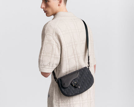 Sac Messenger Saddle Dior - Noir