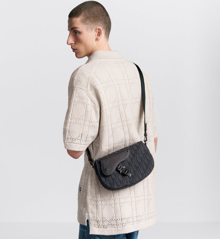 Sac Messenger Saddle Dior - Noir