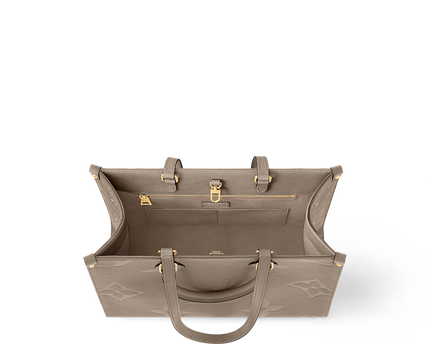 Cabas OnTheGo MM - LV - Gris beige