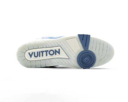 Sneaker LV Trainer Blue Monogram Denim