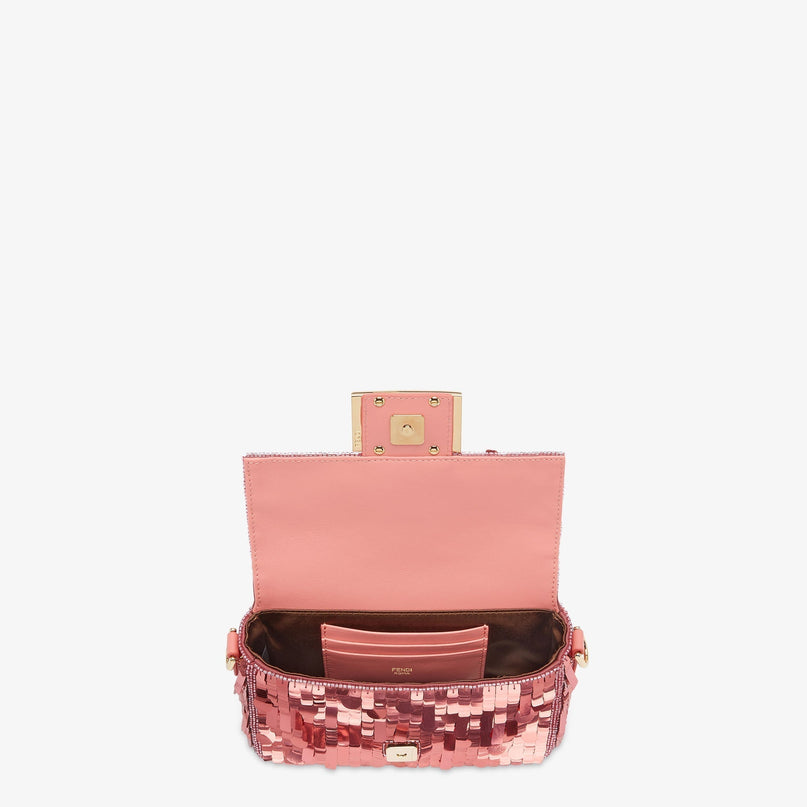 Sac Fendi Baguette Mini - Rose