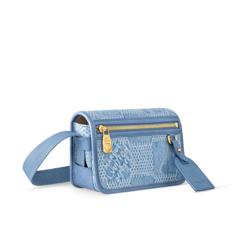 Portefeuille Bosphore Wearable - LV - Bleu jeans