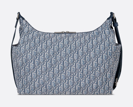 Sac Hobo Rider Soft Medium Dior - Bleu