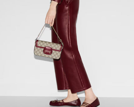 Sac à épaule Gucci Horsebit 1955 Soft petit format