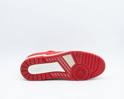Sneaker LV Trainer Red White
