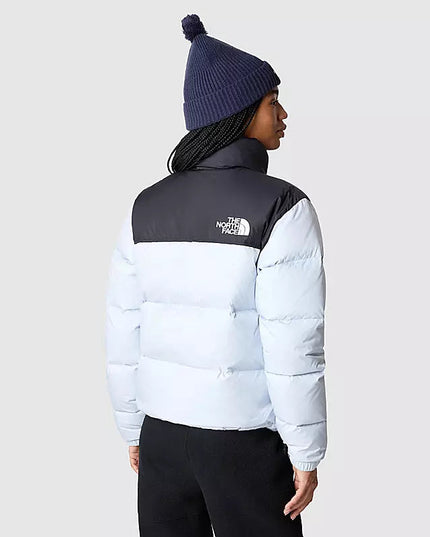 White Retro Nuptse 700 Pour Femme