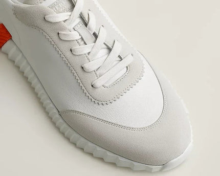 Sneakers Hermès blanc / orange