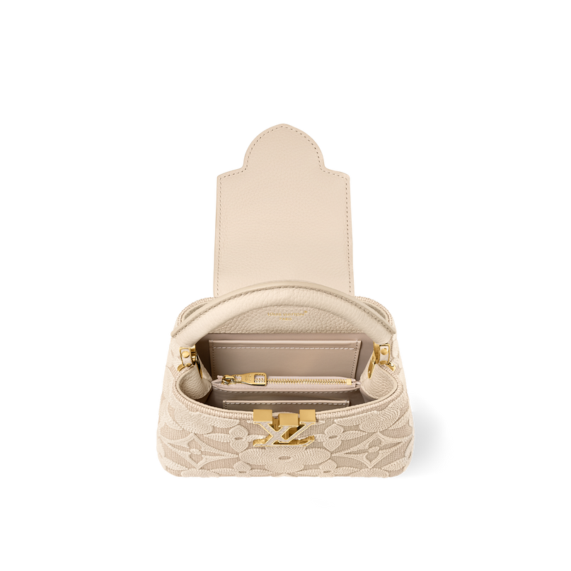 Sac Capucines Mini - LV - Blanc cassé