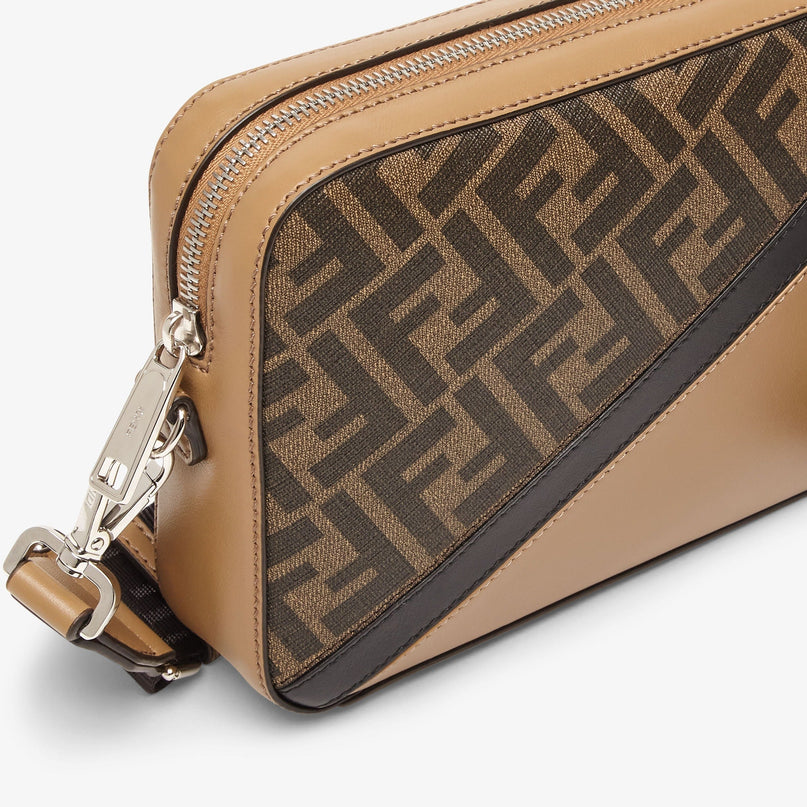 Sac Camera Fendi Diagonal - Marron