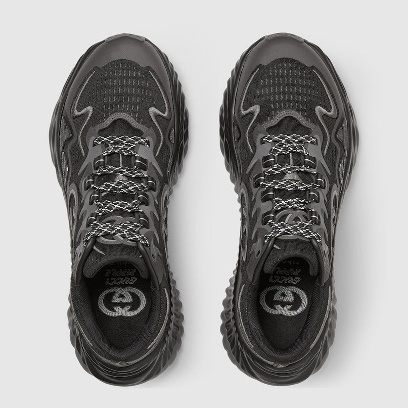 BASKETS GUCCI RIPPLE POUR HOMME  - NOIR