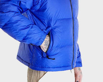 Blue Retro Nuptse 700 Pour Homme Bleu