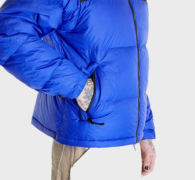 Blue Retro Nuptse 700 Pour Homme Bleu