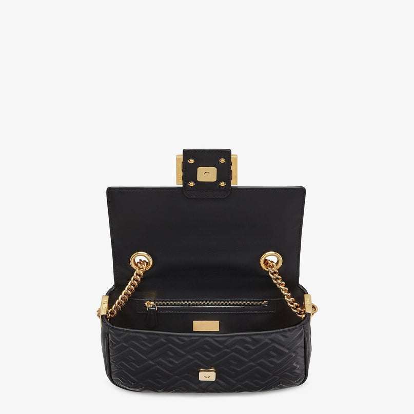 Sac Fendi Baguette Chain Midi - Noir