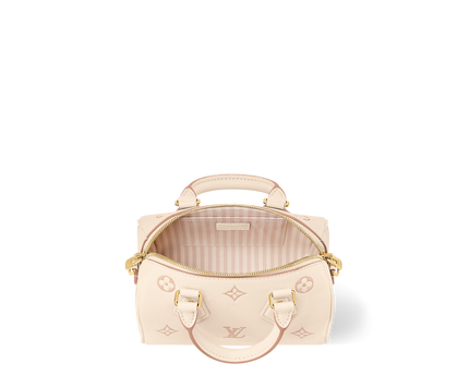 Sac Speedy Bandoulière 20 - LV - Blanc/Rose