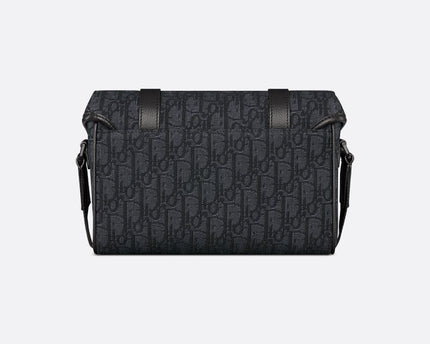 Sac Messenger à rabat Dior Hit The Road Noir
