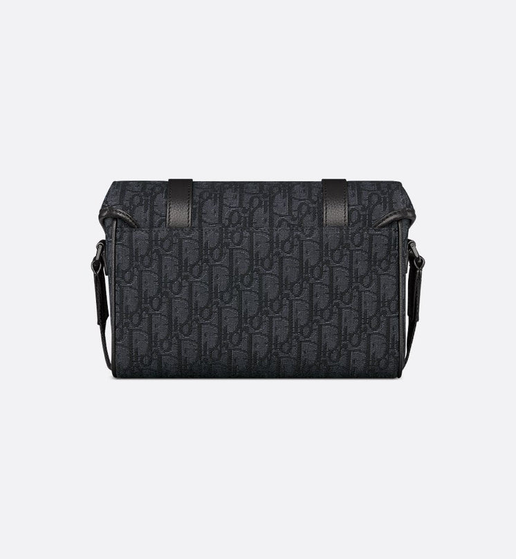 Sac Messenger à rabat Dior Hit The Road Noir