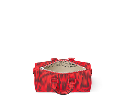 LV x Park Seo-Bo - Sac Keepall Bandoulière 25 - Rouge