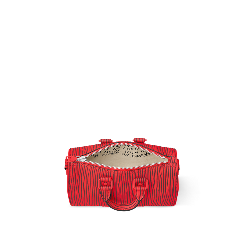 LV x Park Seo-Bo - Sac Keepall Bandoulière 25 - Rouge