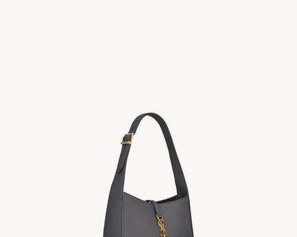 LE 5 À 7 EN CUIR LISSE  - YSL - Gris