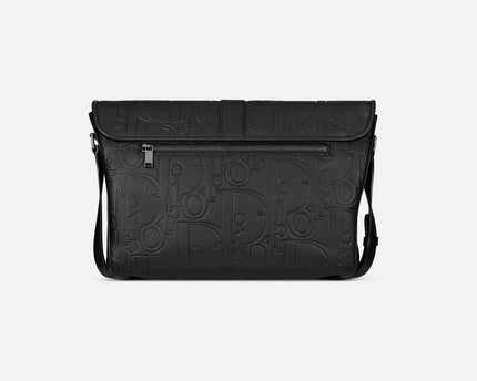Sac Messenger à rabat Dior Daily Large - Noir