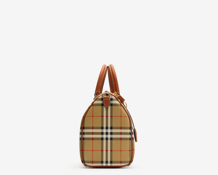 Sac bowling Check - BURBERRY - BEIGE