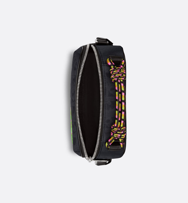 Mini sac zippé DIOR AND LEWIS HAMILTON