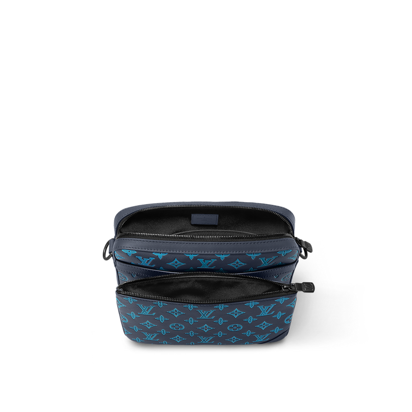Sac Trio Messenger - LV - Bleu
