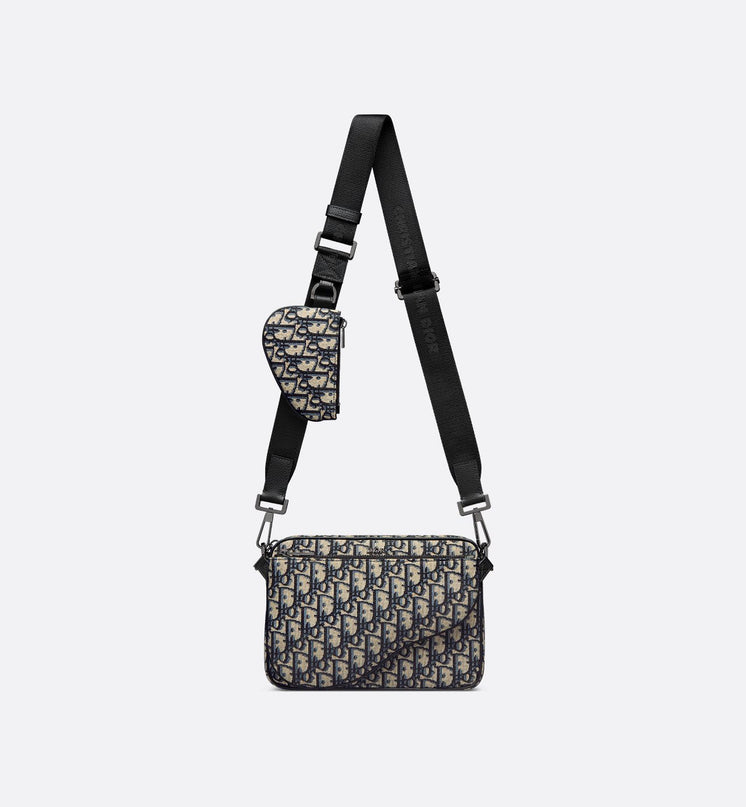 Triple Pouch Saddle Dior - Beige