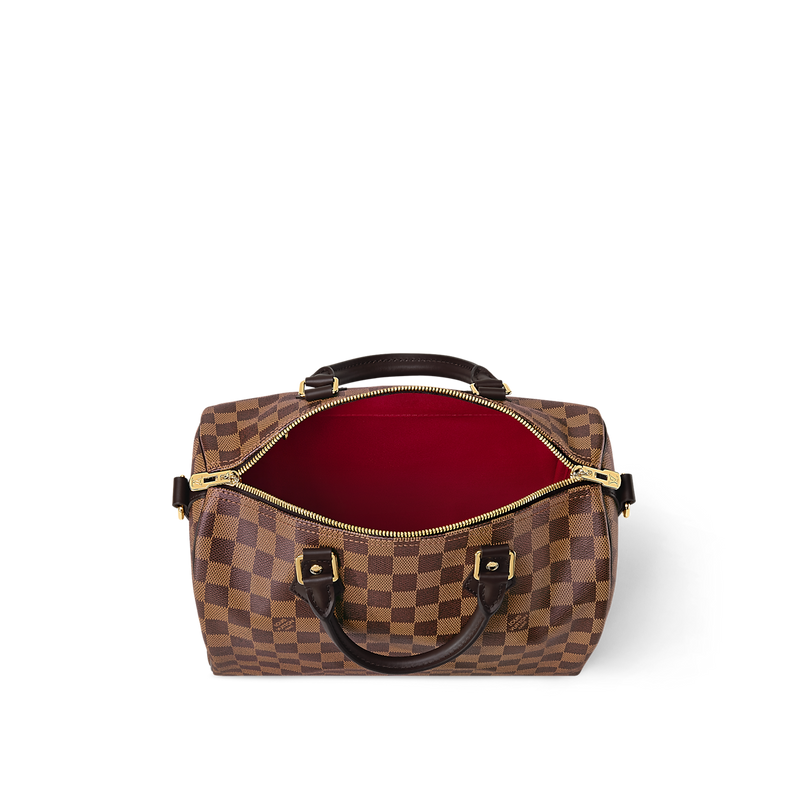 Sac Speedy Bandoulière 30 - LV - Marron clair