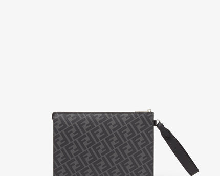Pochette Fendi Diagonal Pochette en tissu - Gris
