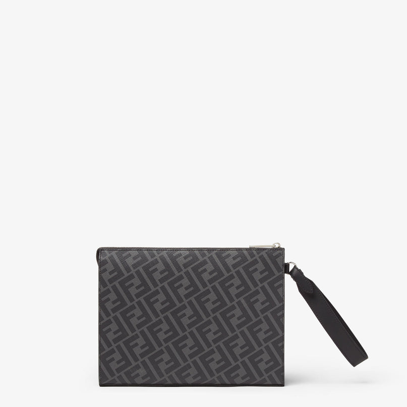 Pochette Fendi Diagonal Pochette en tissu - Gris