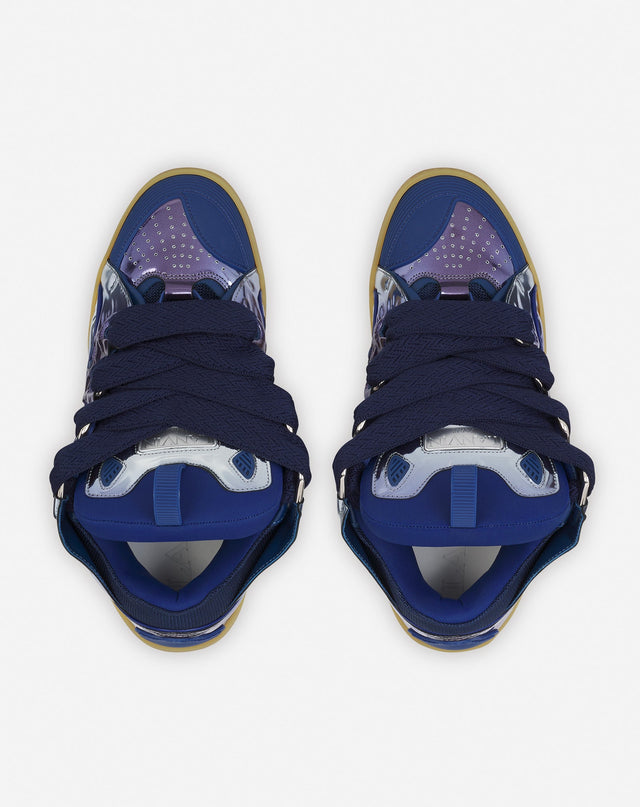 LANVIN METALLIC CORNFLOWER