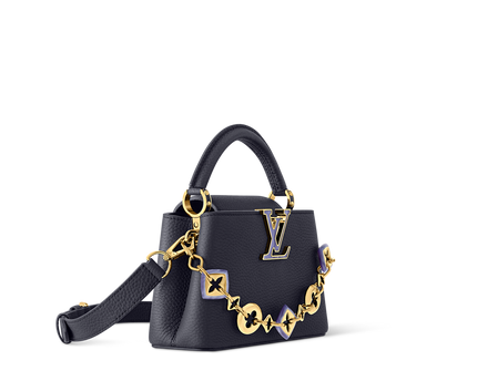 Sac Capucines Mini - LV - Noir/Doré