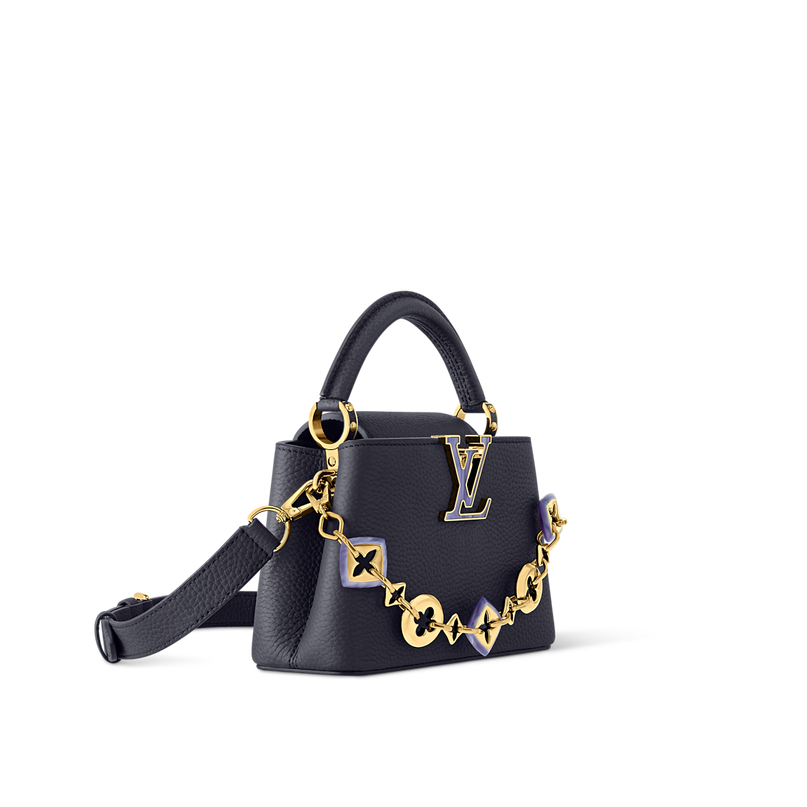 Sac Capucines Mini - LV - Noir/Doré