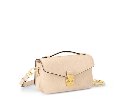 Pochette Métis East West - LV - Full Beige