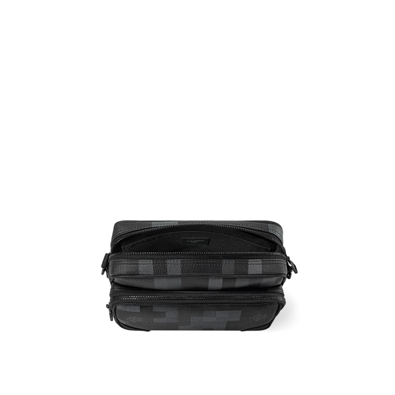 Sac Nil Messenger - LV - Noir Gris carreau