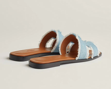 Sandales Oran - Bleu clair - Hermes