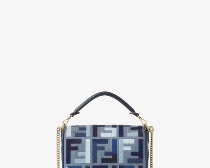 Sac Fendi Baguette Mini - Bleu
