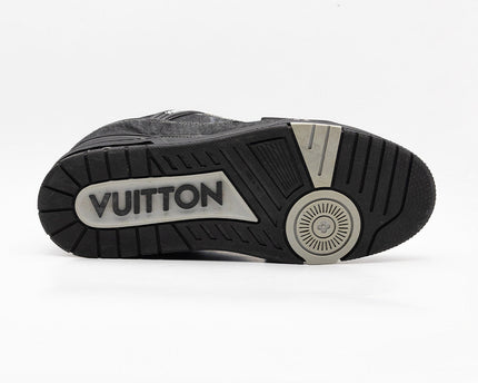Sneaker LV Trainer Denim Noir