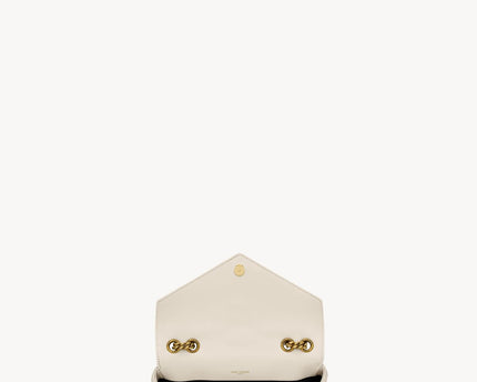 LOULOU SMALL EN CUIR MATELASSÉ  - YSL - Blanc