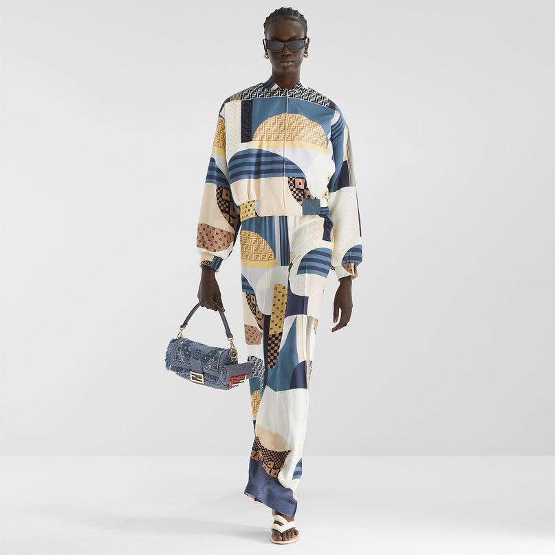 Sac Fendi Baguette - Bleu jeans