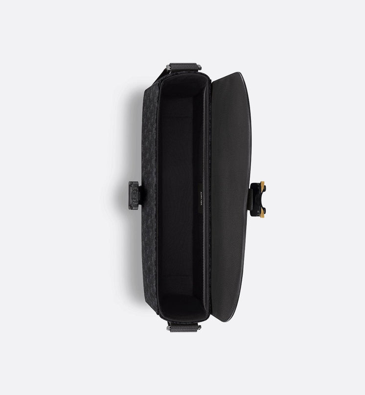 Sac Messenger à rabat Saddle Medium Dior - Noir