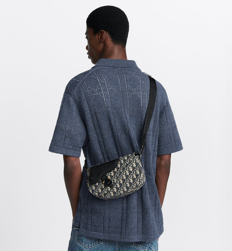 Sac Messenger Saddle Dior - Noir Beige