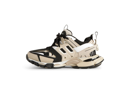 SNEAKER TRACK EN BEIGE/NOIR