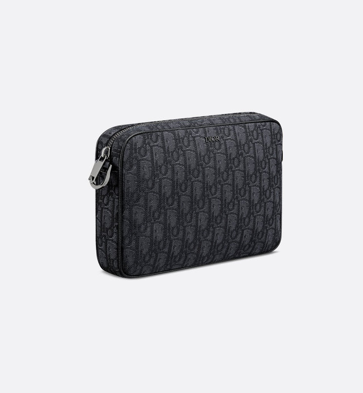 Triple Pouch Saddle Dior - Noir