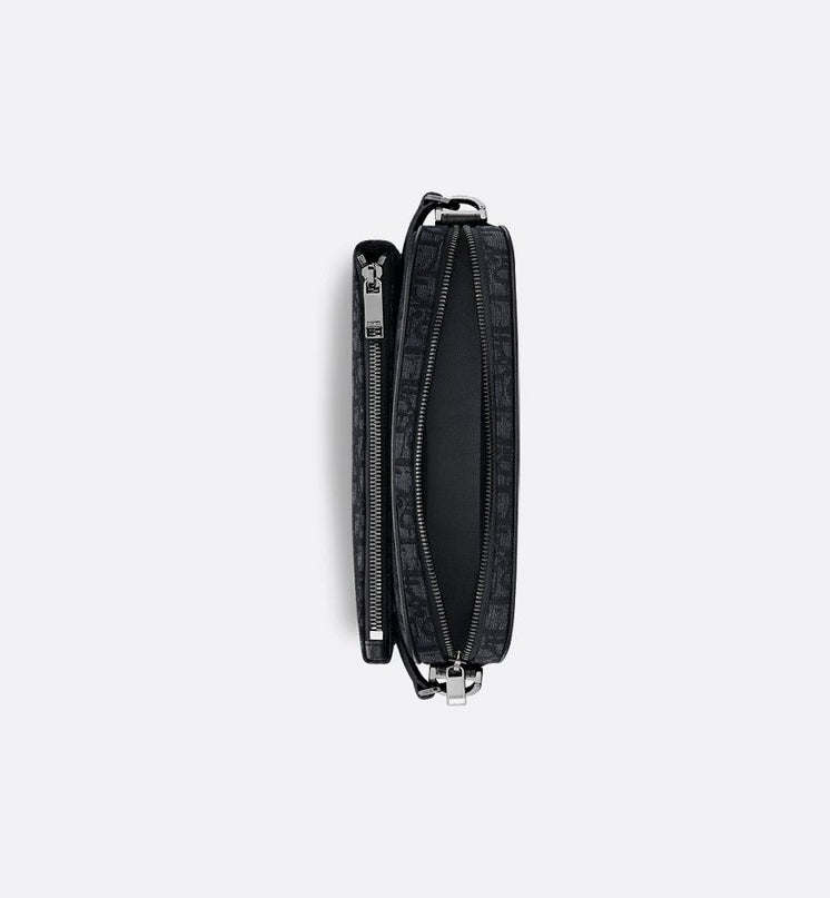 Triple Pouch Saddle Dior Noir