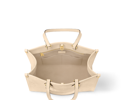 Cabas OnTheGo MM - LV - Blanc Crème