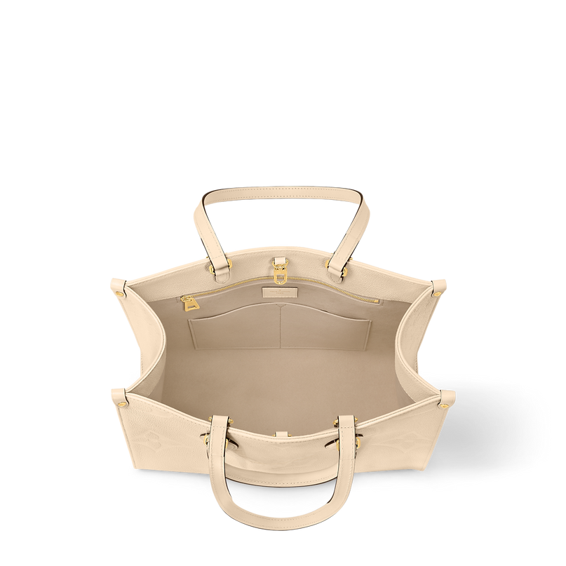 Cabas OnTheGo MM - LV - Blanc Crème