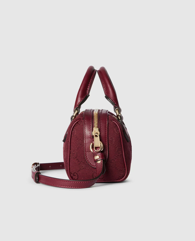 Sac Boston GG Ophidia mini format - Rouge